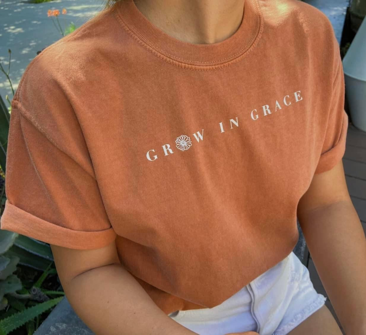 #167 - ONE LEFT - Grow In Grace - DIRECT TO FILM PRINT ONLY