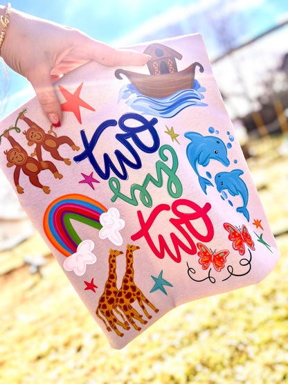 Two By Two Doodle - Custom