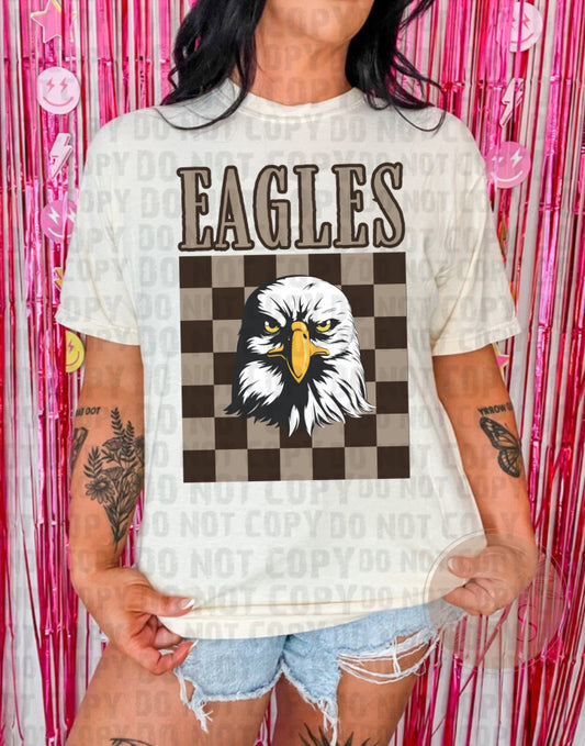 Eagles Checked Tan - Custom