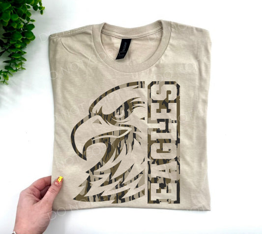 Eagles Camo Outline - Custom