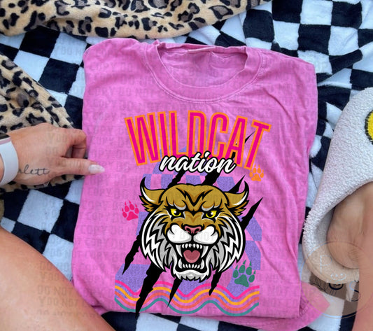 Wildcat Nation Retro Pop - Custom