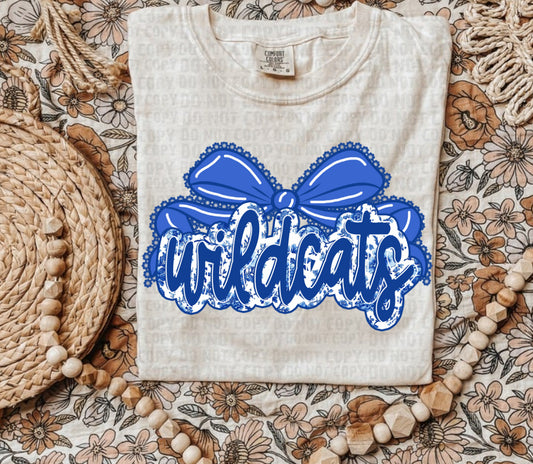 Wildcats Blue Coquette - Custom