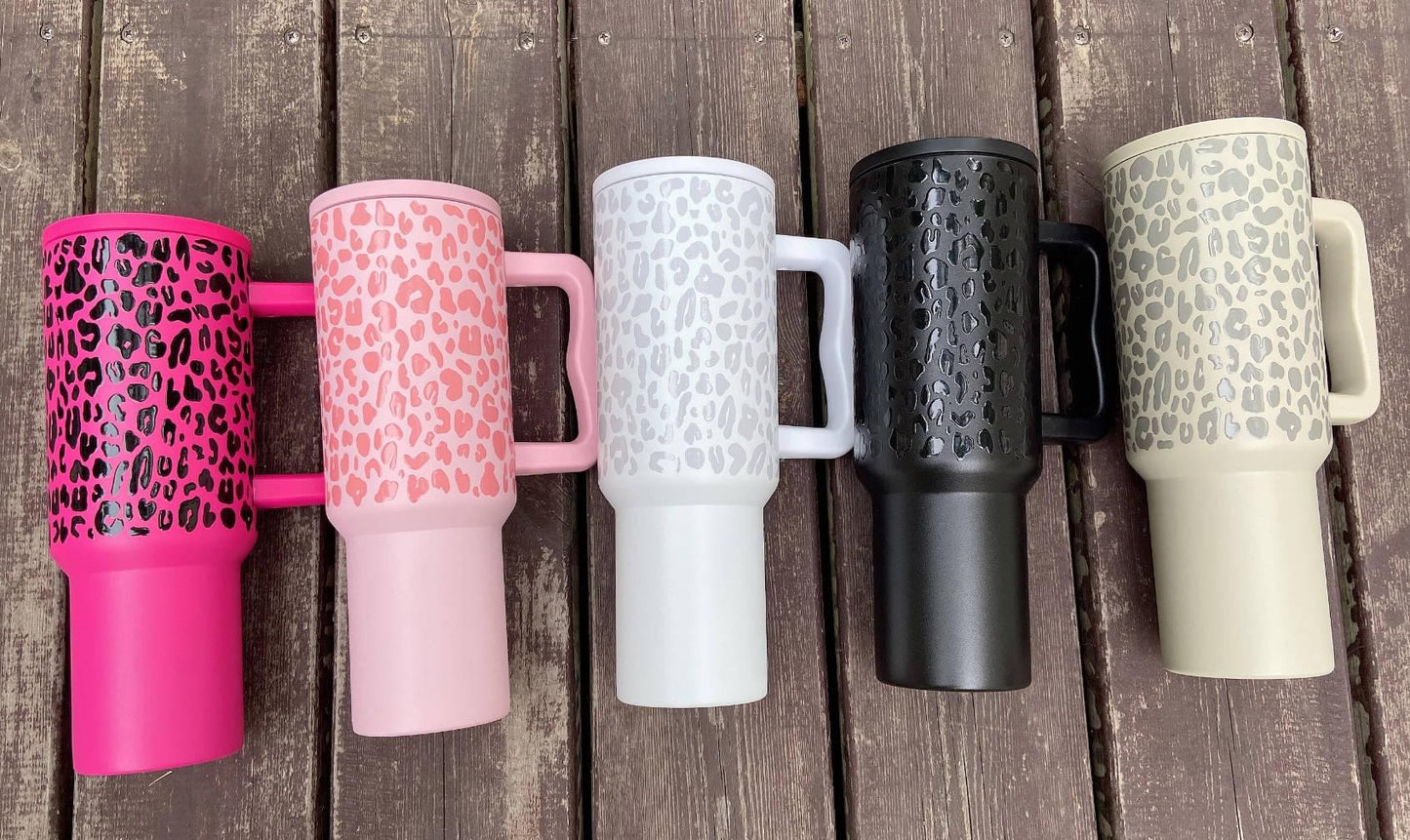 Leopard 40 oz Tumbler