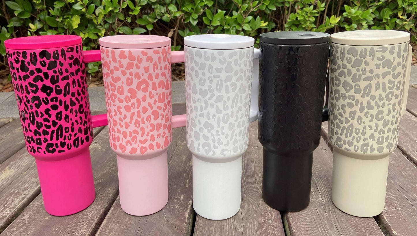 Leopard 40 oz Tumbler