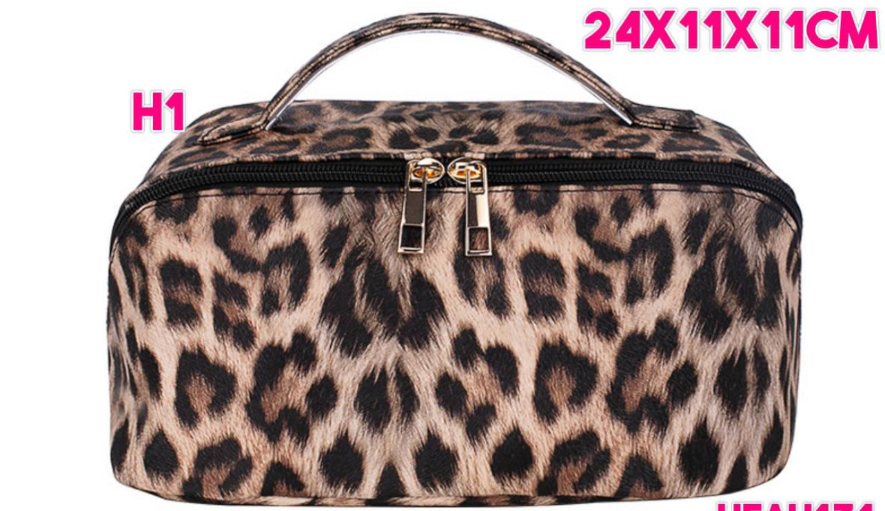 Leopard Cosmetic Bag
