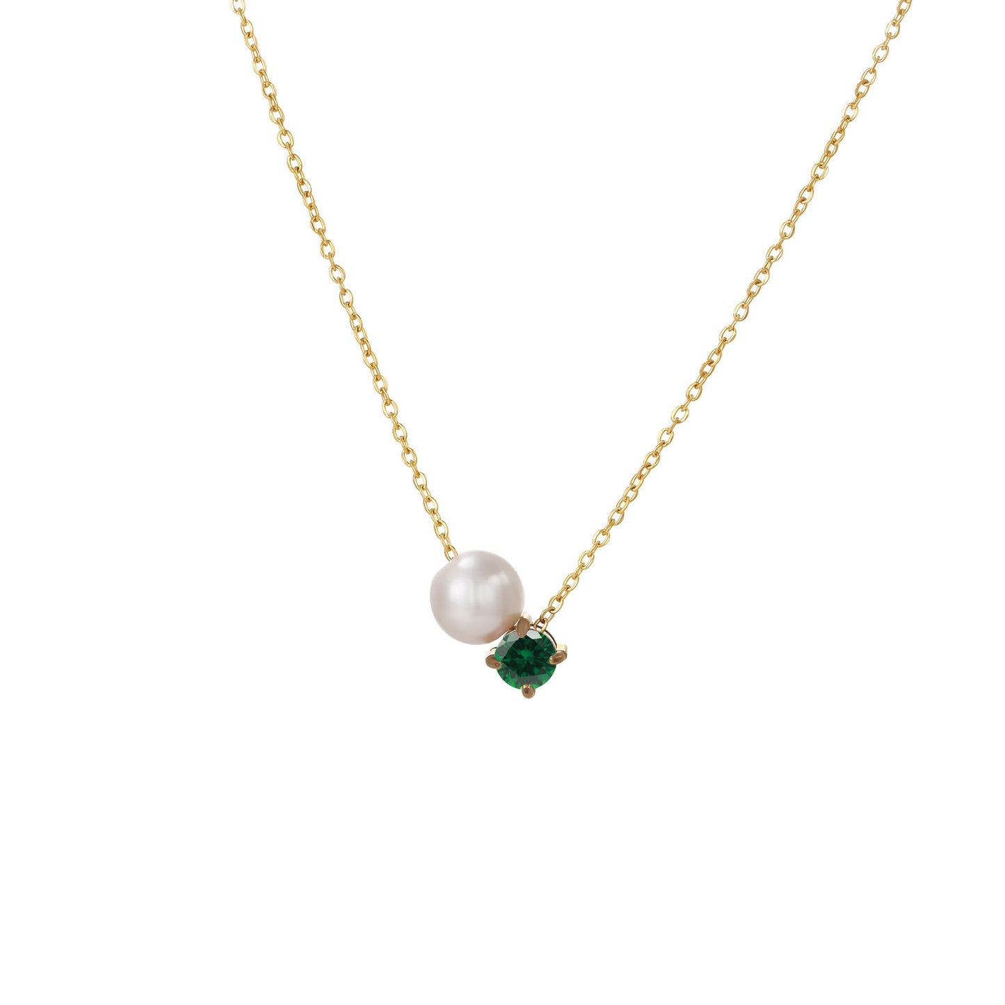 Preorder: Pearl and Birthstone Necklace