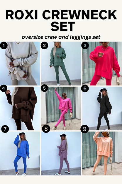 PREORDER:The Roxi Crewneck Set 9.2.25