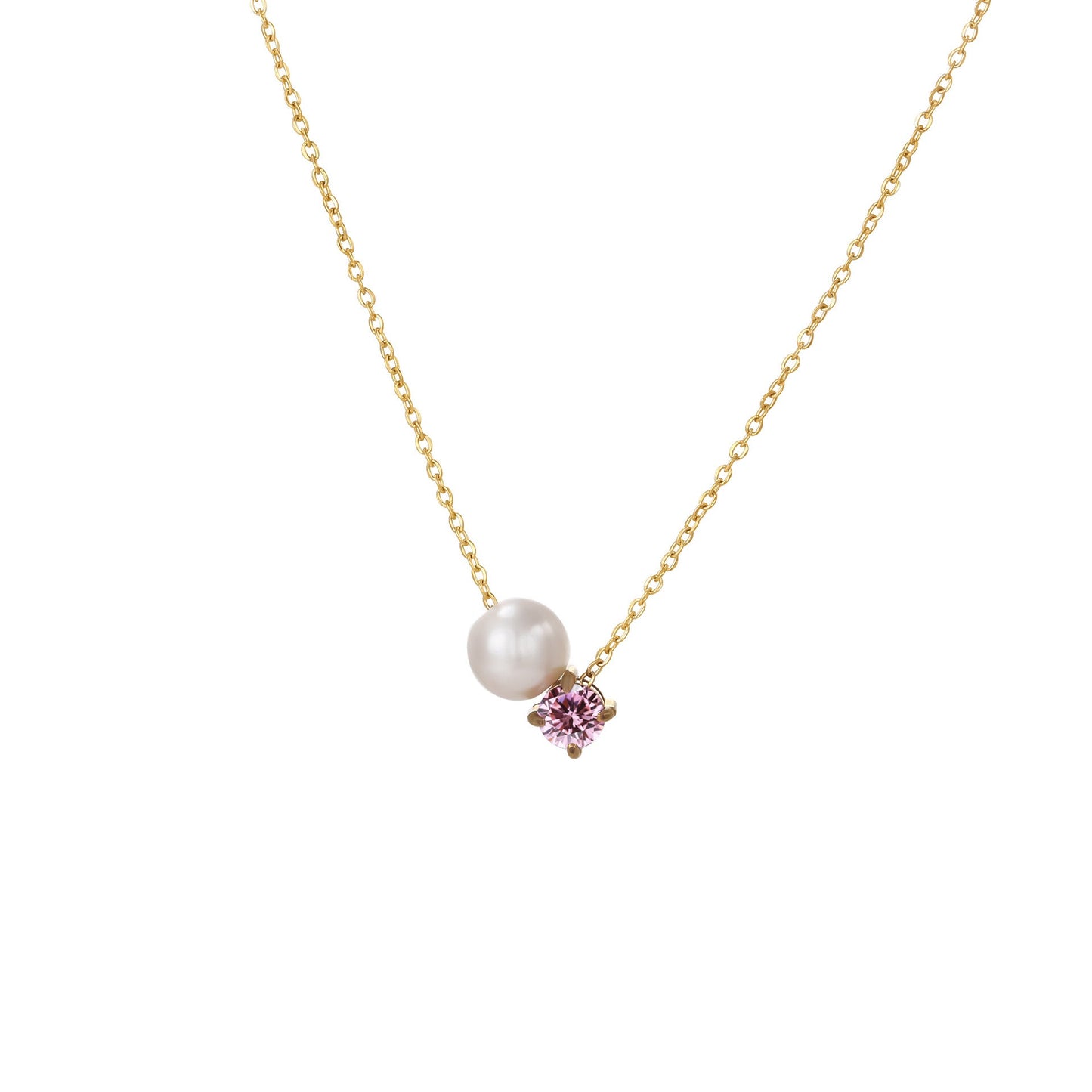 Preorder: Pearl and Birthstone Necklace