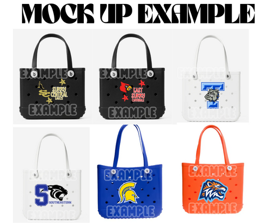 Preorder: SMALL EVA TOTES CUSTOM LOGO 11.24.25