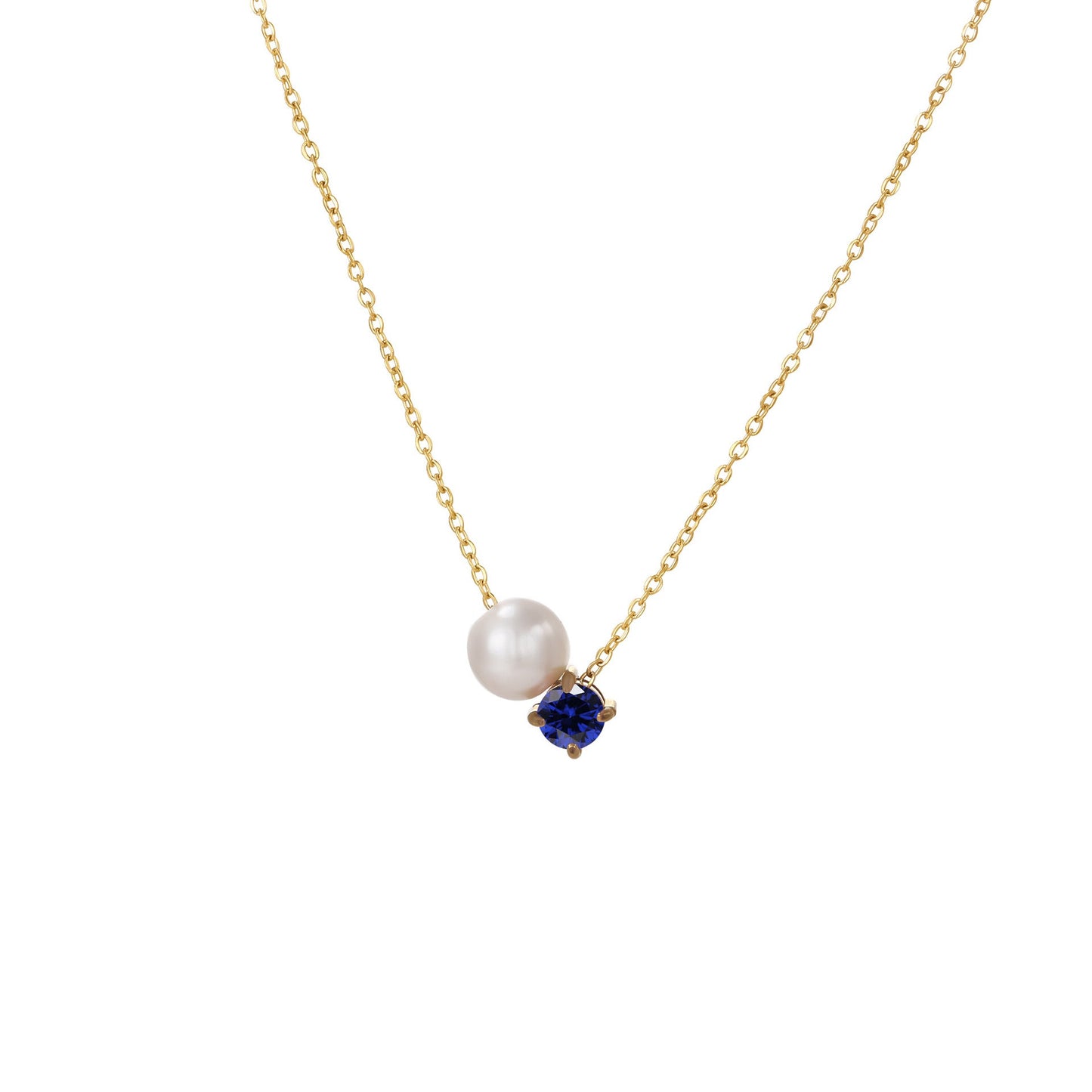 Preorder: Pearl and Birthstone Necklace