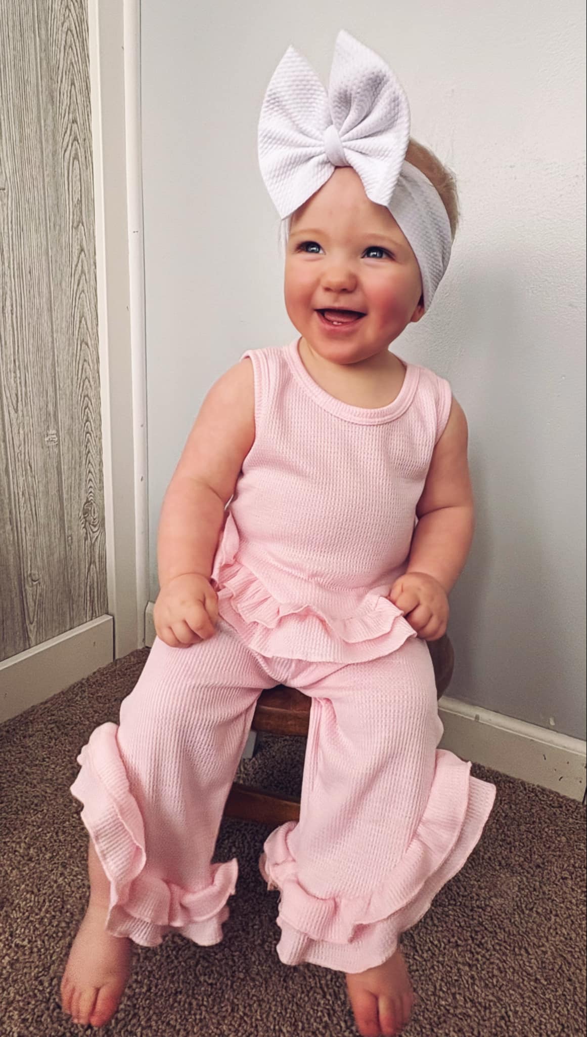 PREORDER: The Randi Ribbed and Ruffle Tank & Pant Set 3.17.25