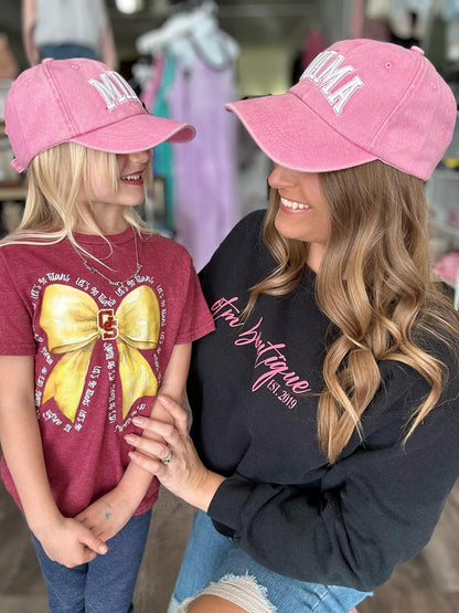 PREORDER: Cotton Embroidered Mama, Papa & Mini Hats 5.19.25