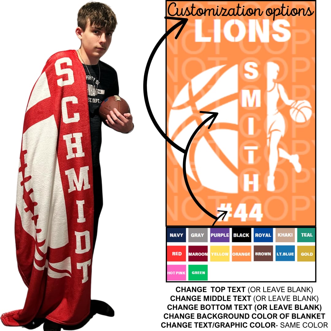 PREORDER: RERUN New Custom Sport and Scouting Blankets 6.9.25