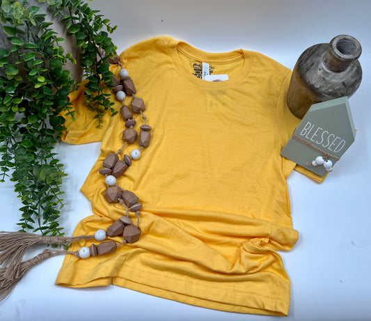 XSmall - Yellow Bella Canvas