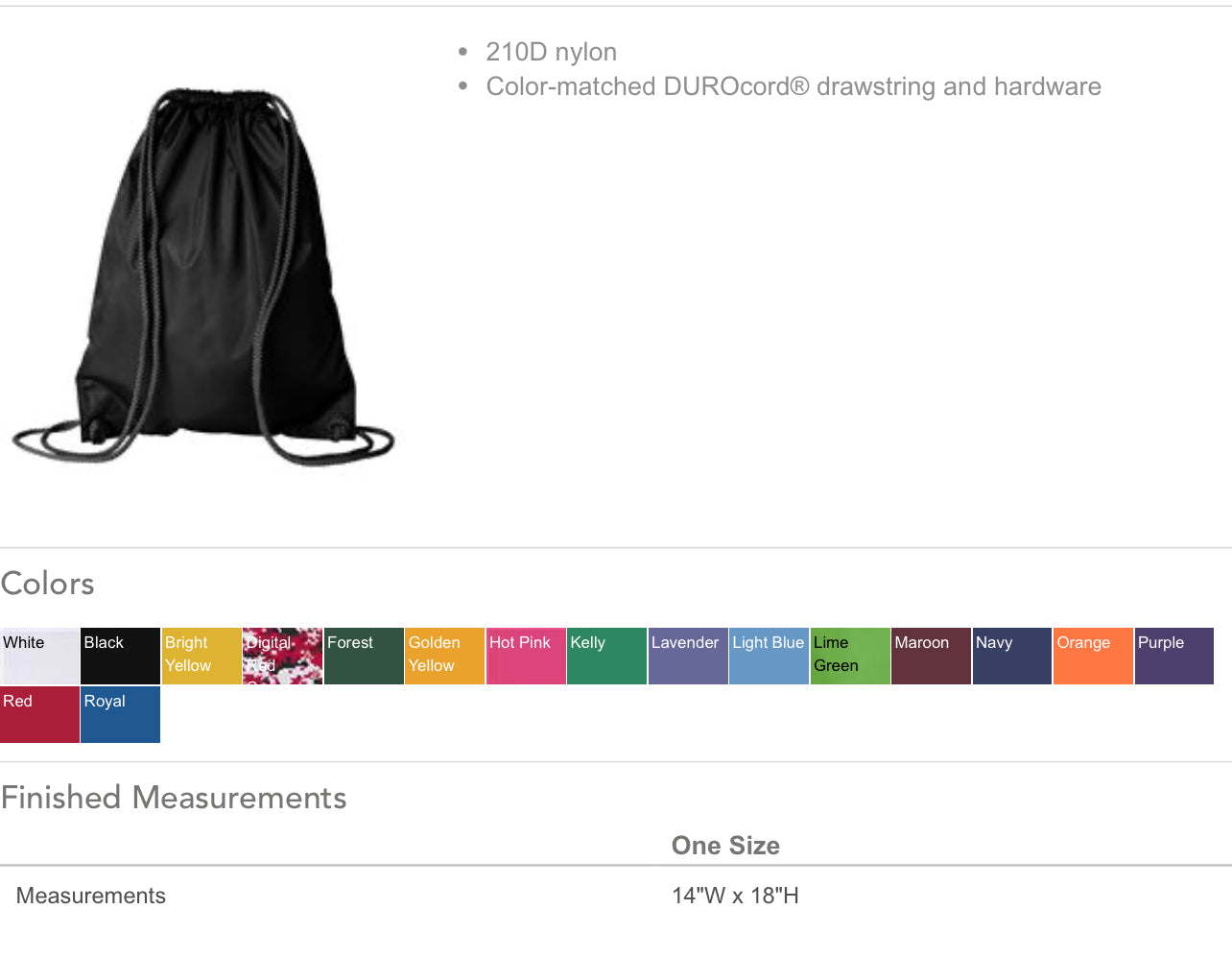 CC Judo Drawstring Bag