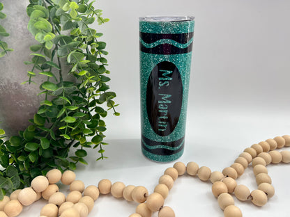 Glitter Crayon - 20 oz Tumbler