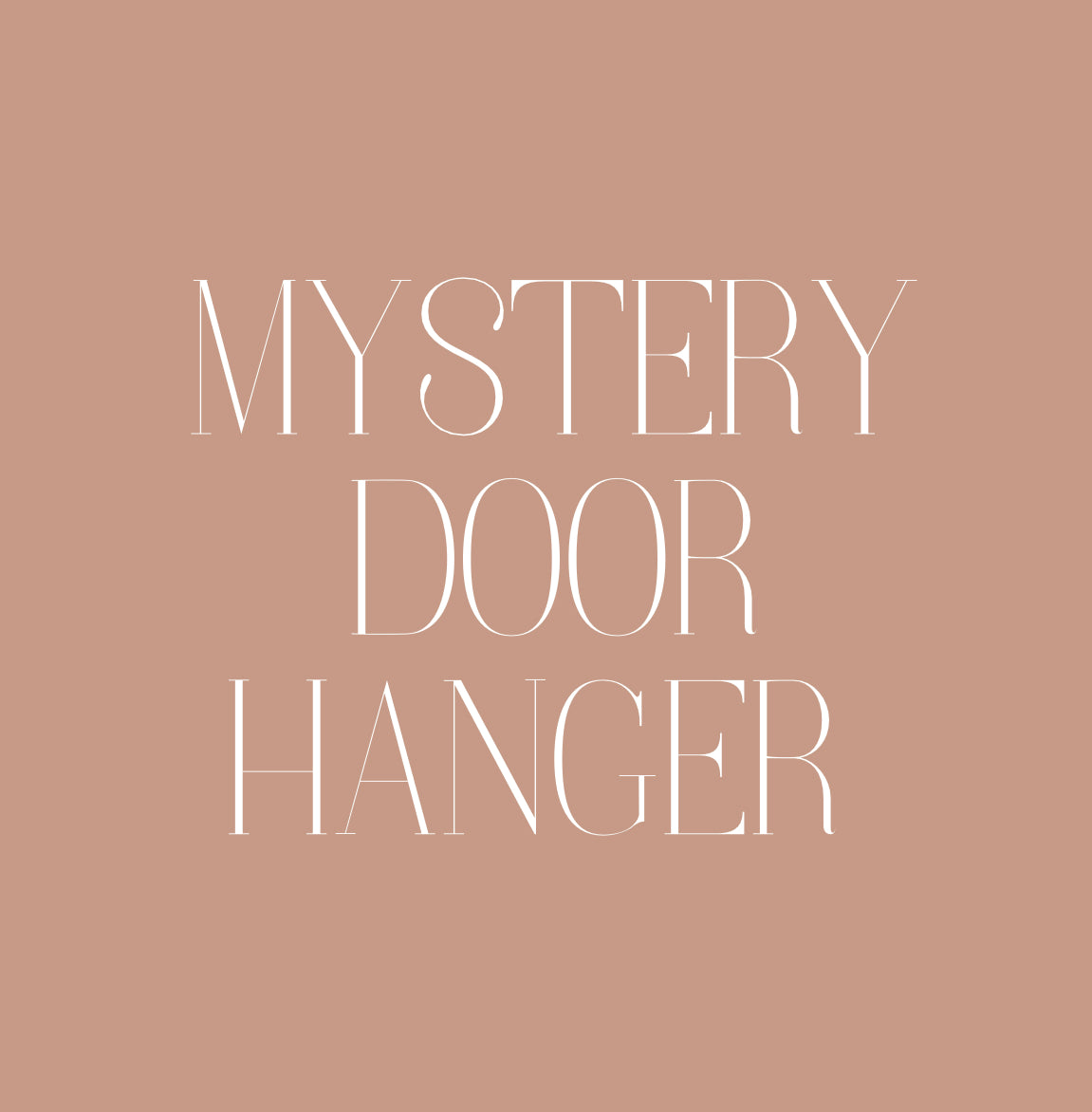 MYSTERY DOOR HANGER