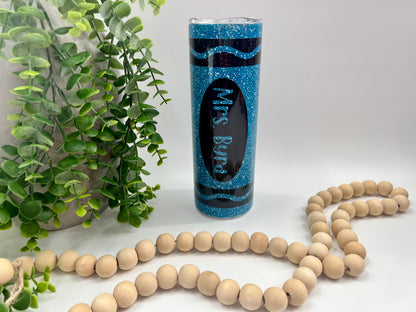 Glitter Crayon - 20 oz Tumbler