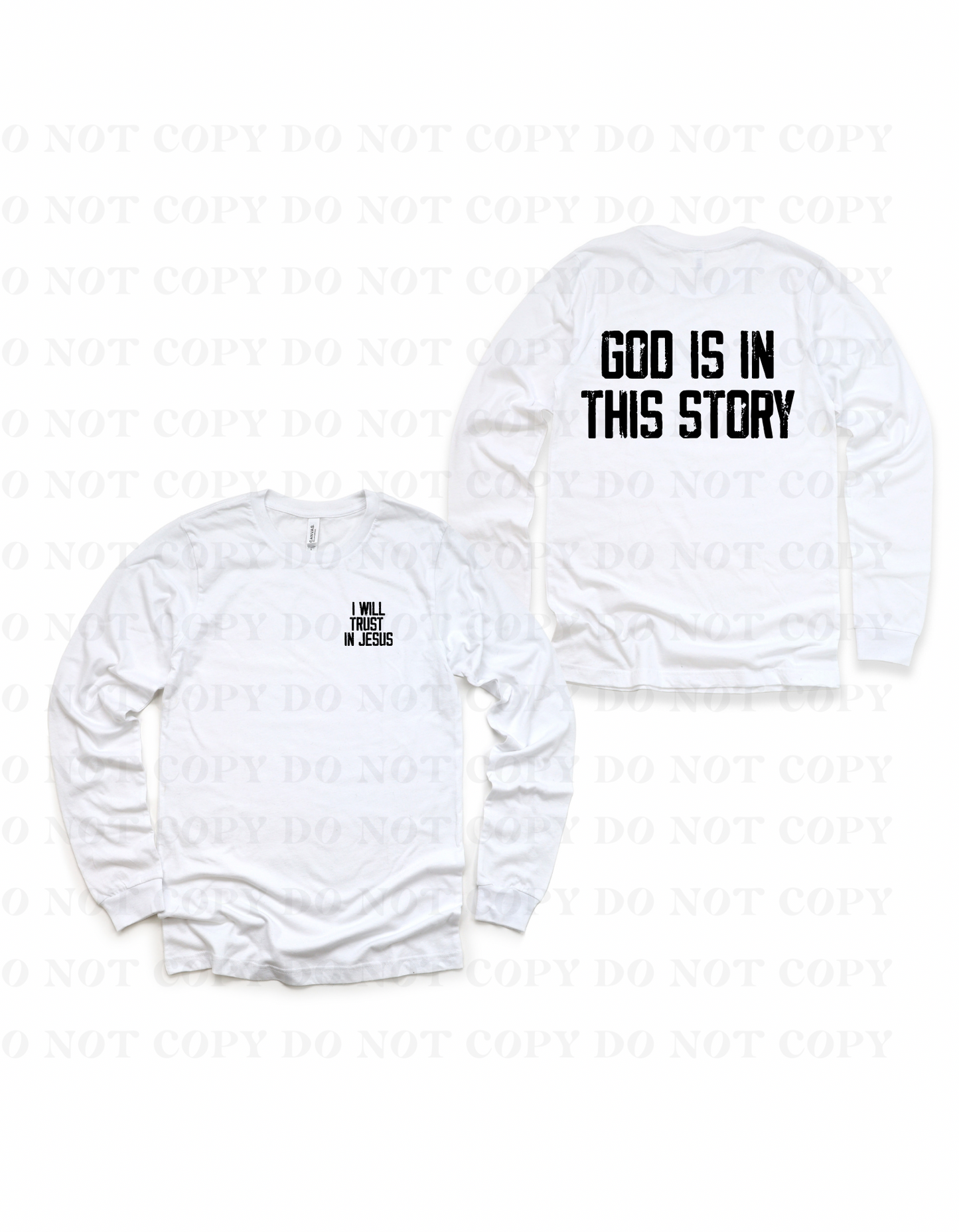 God is in this story-pocket+additional print on back