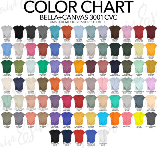 ADULT Bella Canvas - You Choose Tee Color - Preorder