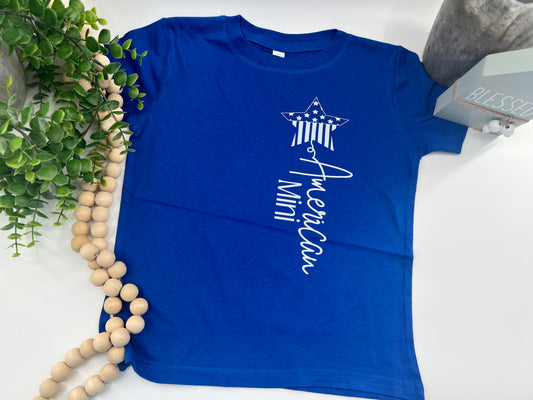 READY TO SHIP - 4T - American Mini Royal Blue