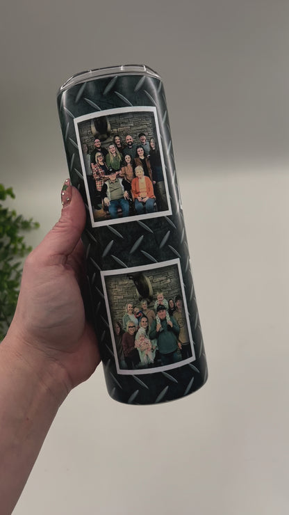 Customized Photo Metal  - 20 oz Matte Tumbler