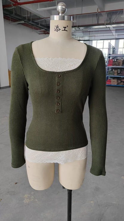 PREORDER: In The Wind Lace Layered Top 1.12.26