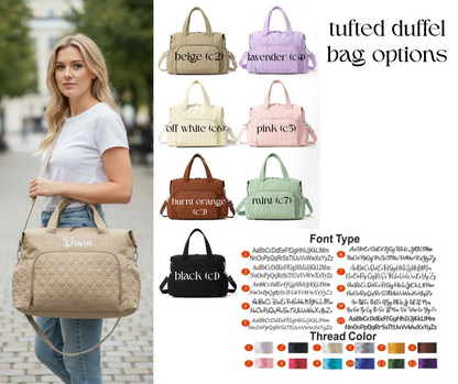 PREORDER: Tufted Duffel Bags 1.12.26