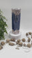 Navy Rose Gold Floral - 20 oz Tumbler