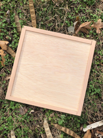 Raw Wood Sign - Framed