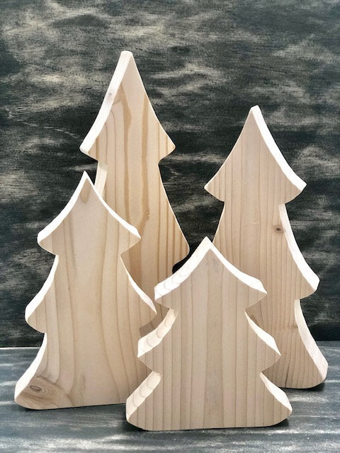 Raw Scalloped Trees