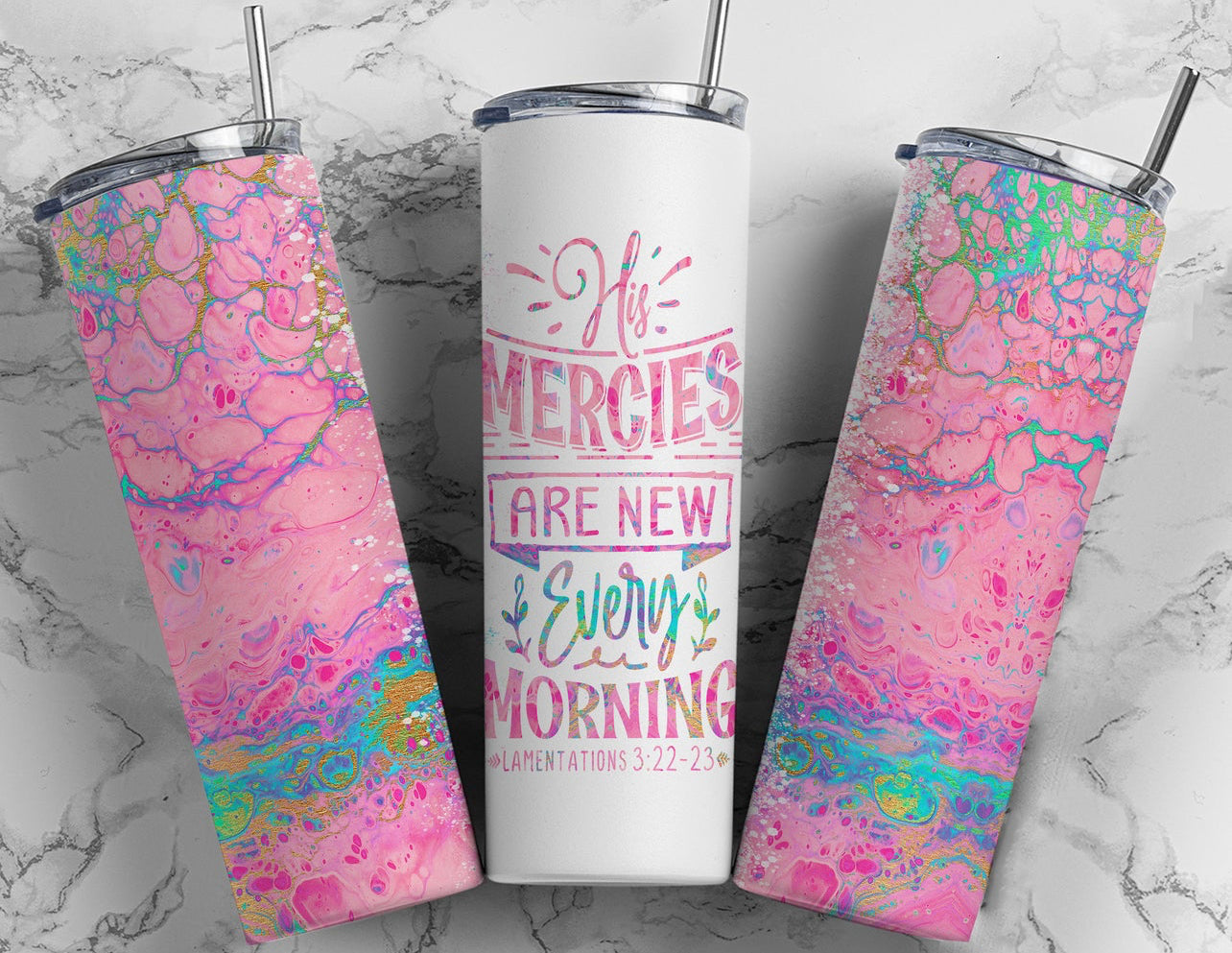 His Mercies Are New Every Morning - 20 oz Tumbler
