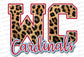 WC Cardinals Leopard  - Custom Tee