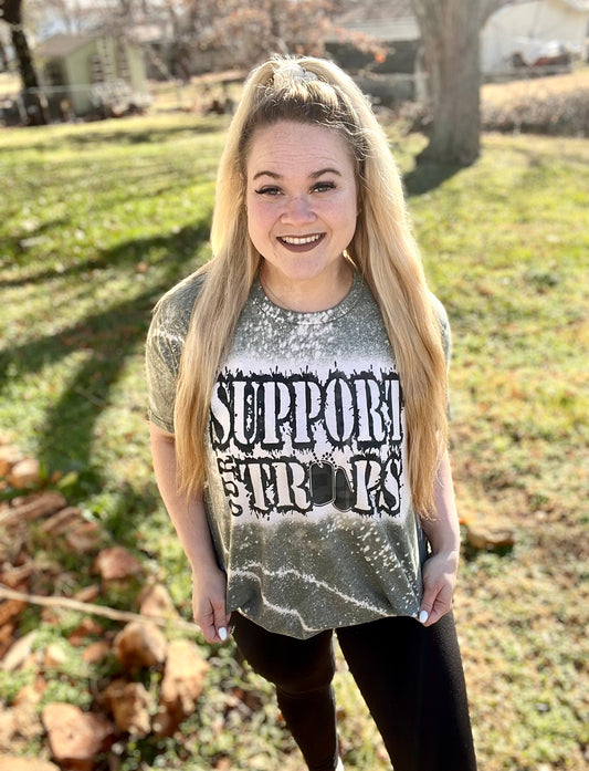 Support Our Troops - Custom Tee