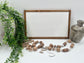 Painted & Stained Blank Sign - Framed