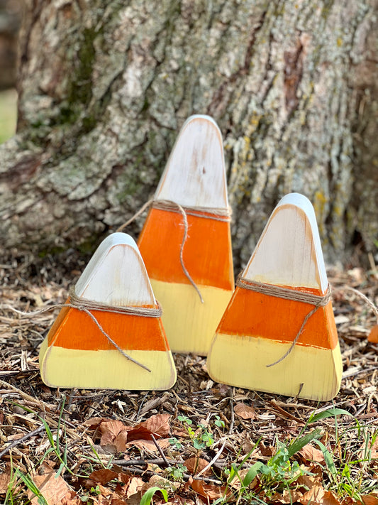 Rustic Wood Candy Corn