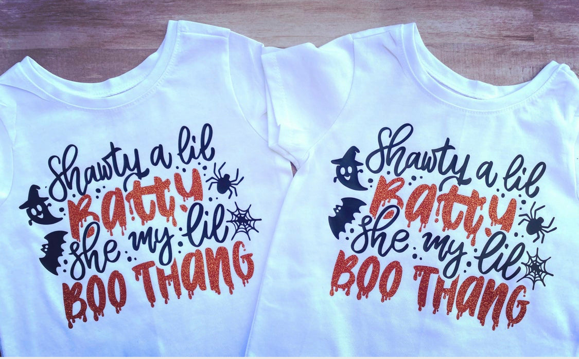 #1- Batty Boo Thang YOUTH - SCREEN PRINT ONLY