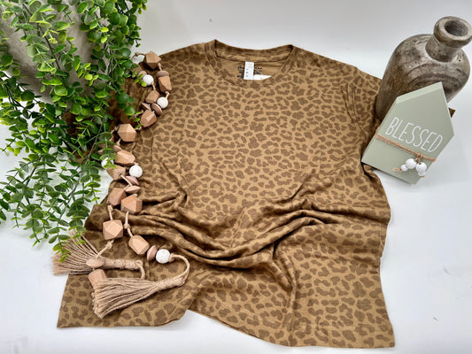 Youth Medium - Brown Leopard Rabbit Skins