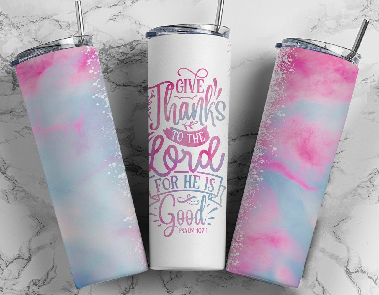 Give Thanks To The Lord - 20 oz Tumbler