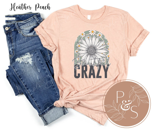 Beautiful Crazy Sunflower Rainbow - Custom Tee