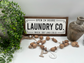 Laundry Co Open 24 Hours - Wood Sign