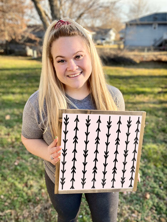 Boho Arrows - Wood Sign