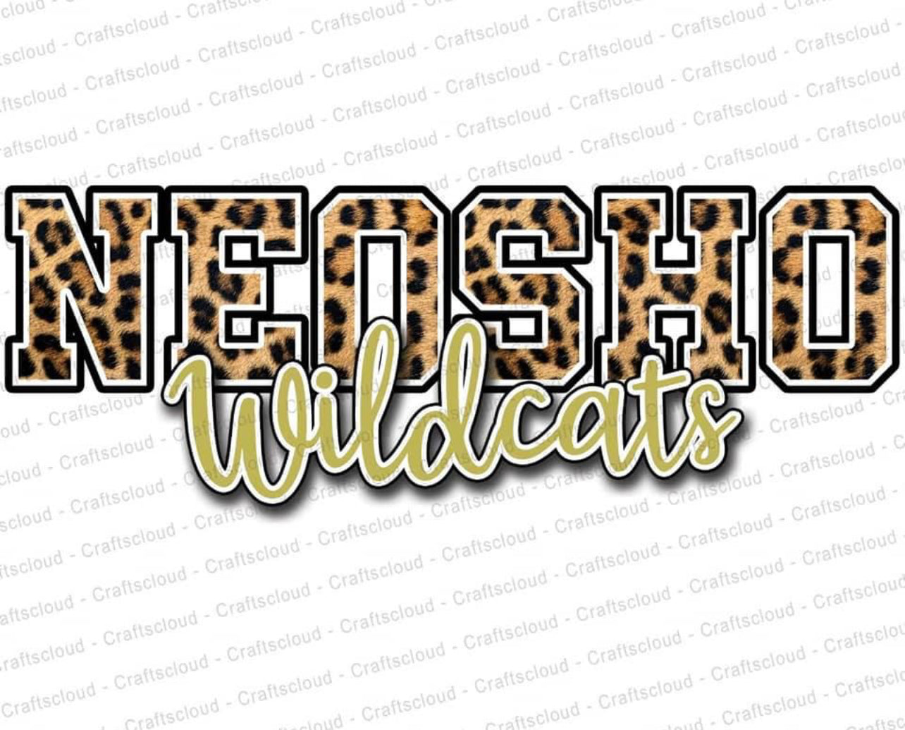 Neosho Wildcats Leopard - Custom Tee