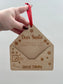 READY TO SHIP: Christmas List - Wood Ornament