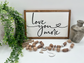 Love You More - Wood Sign