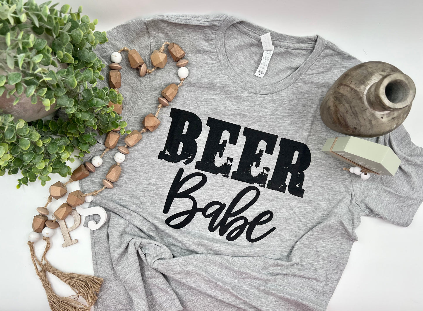 READY TO SHIP - LARGE - Beer Babe - Tee
