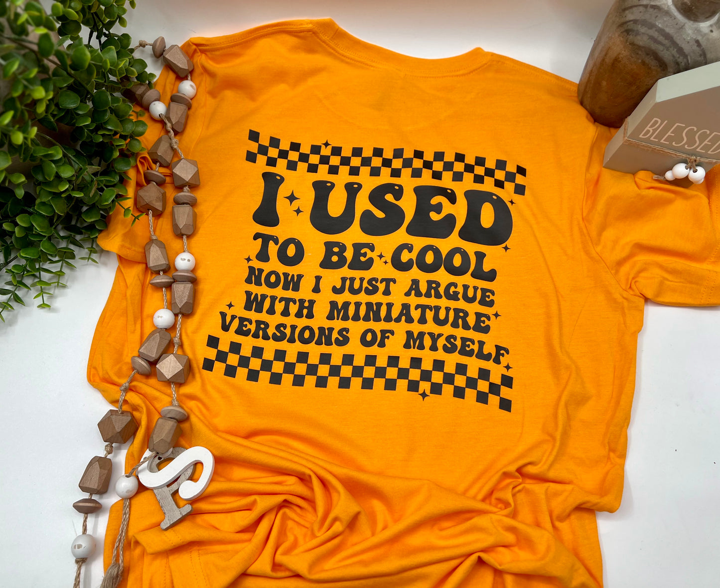 I Used To Be Cool Mom Life - Front & Back Design - Custom Tee