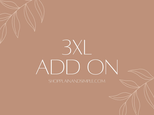 3XL Price Increase