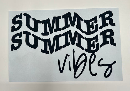 #13 - Summer Vibes SCREEN PRINT ONLY
