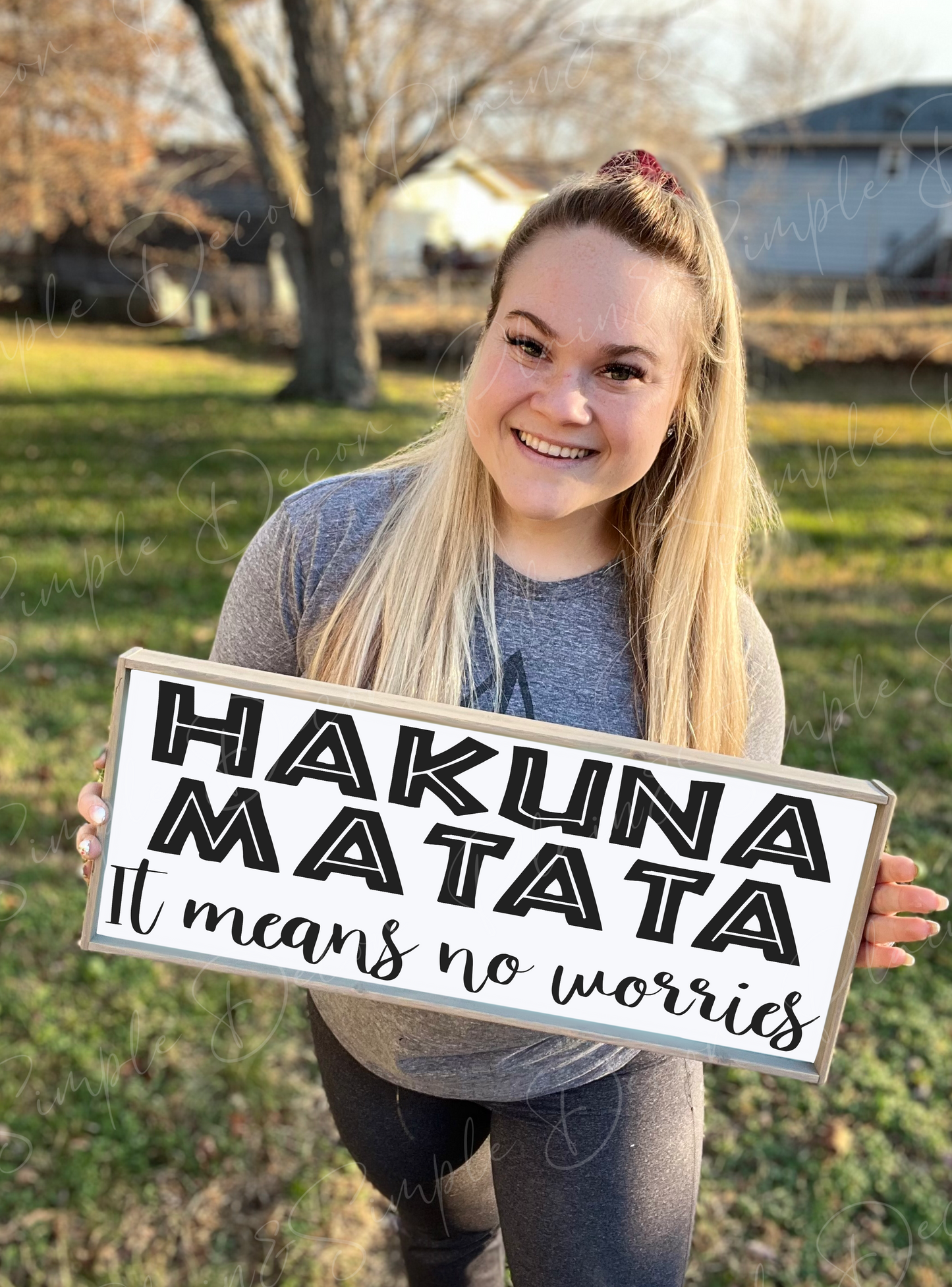 Hakuna Matata - Wood Sign